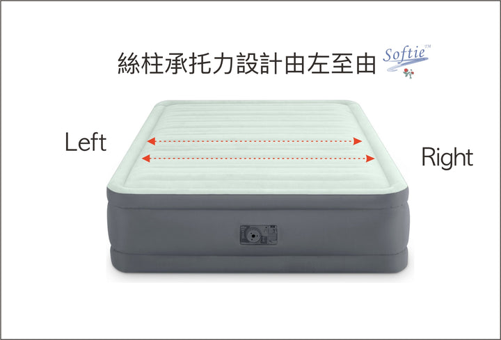 INTEX PREMAIRE PLUSH AIR BED (承托力加強版)